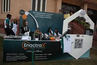 EnactraX stall at the Jaipur Learning Festival 2025